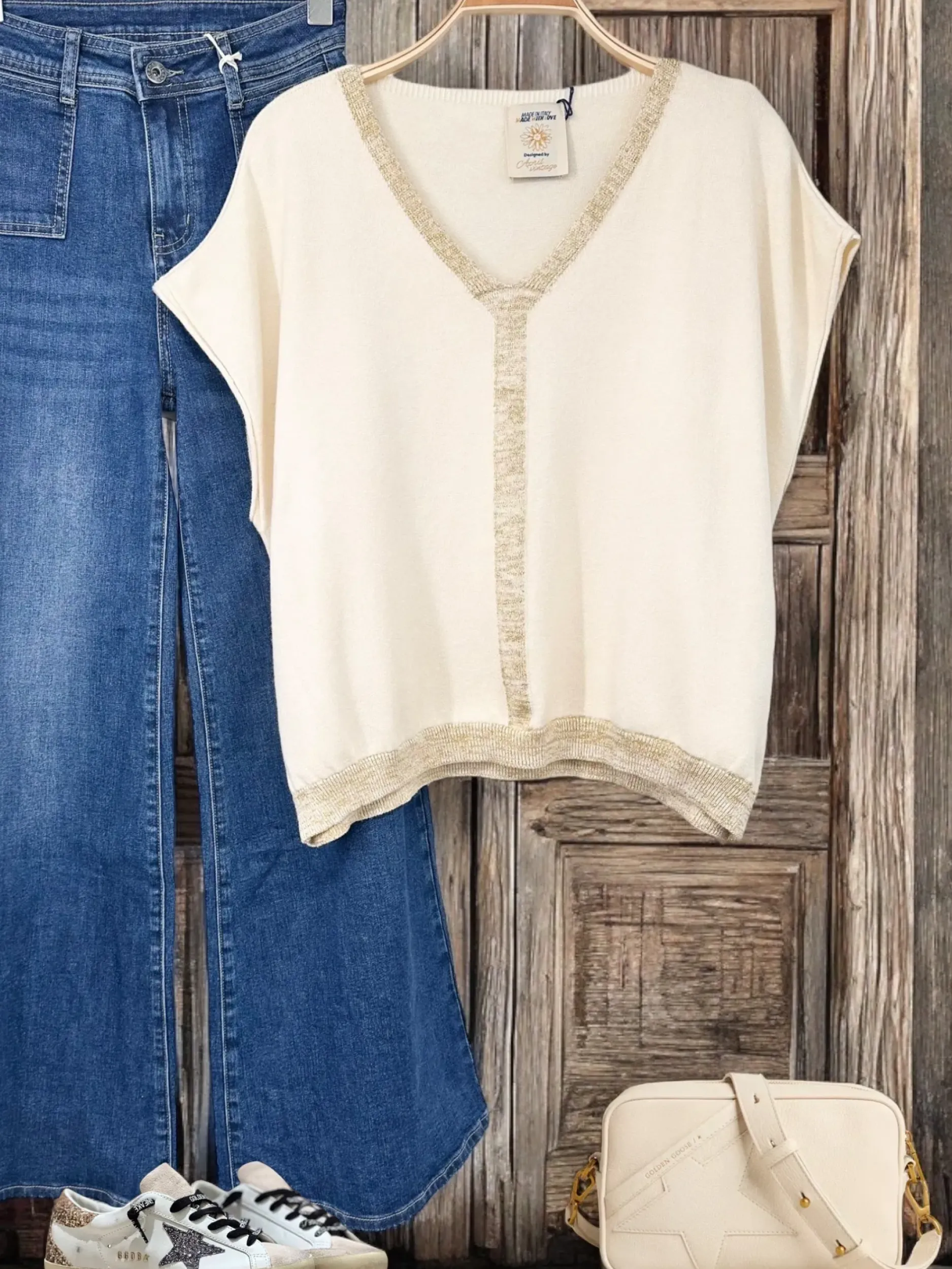 Best Sale HippieChic Pull Maille Fine Lurex