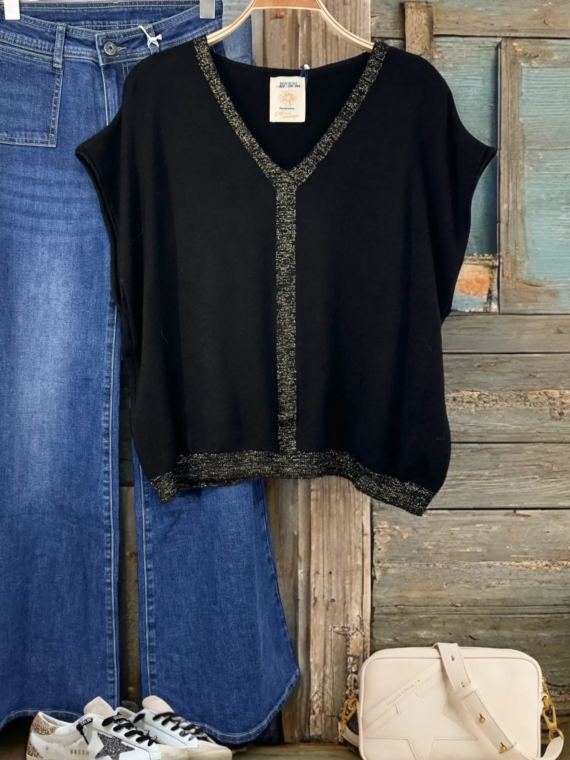 Best Sale HippieChic Pull Maille Fine Lurex