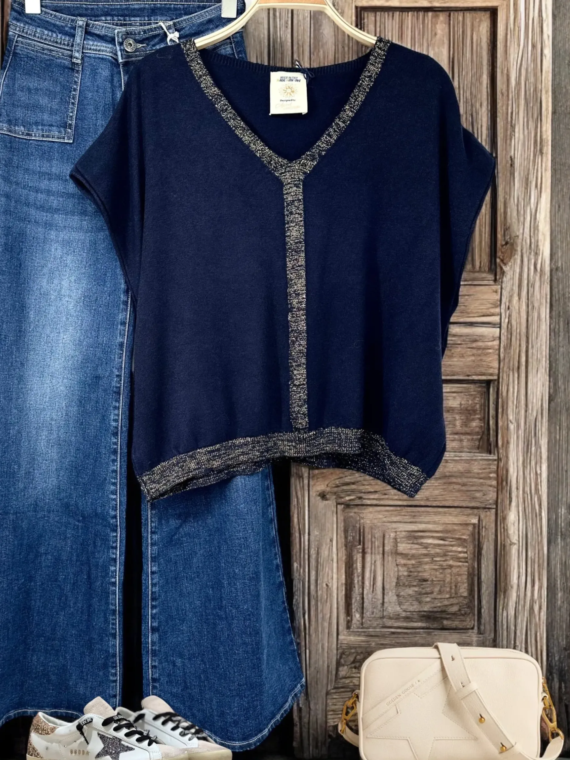 Best Sale HippieChic Pull Maille Fine Lurex