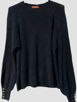 Best Sale HippieChic Pull Manches Boutons Alpaga Rouge