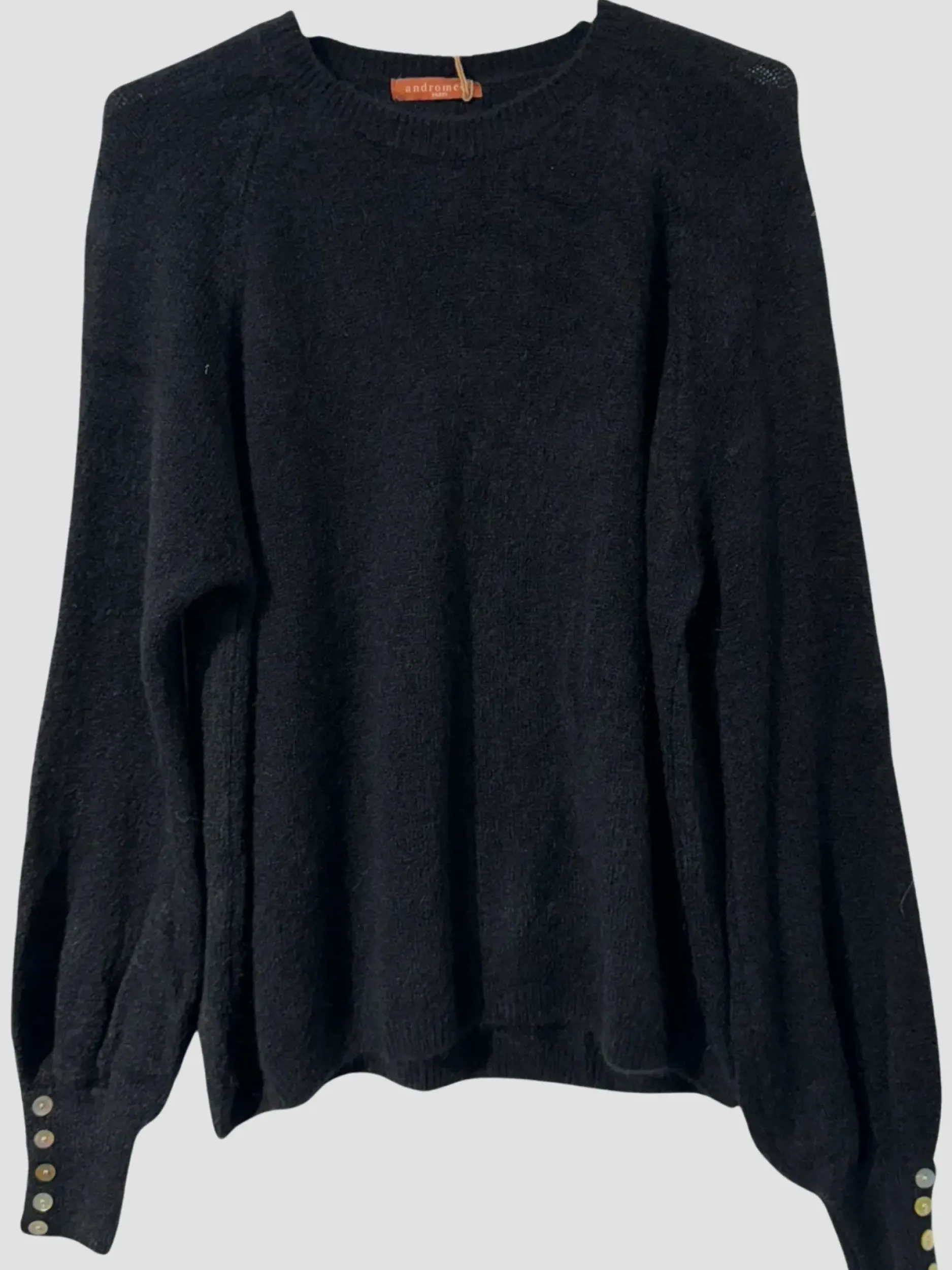 Best Sale HippieChic Pull Manches Boutons Alpaga Rouge