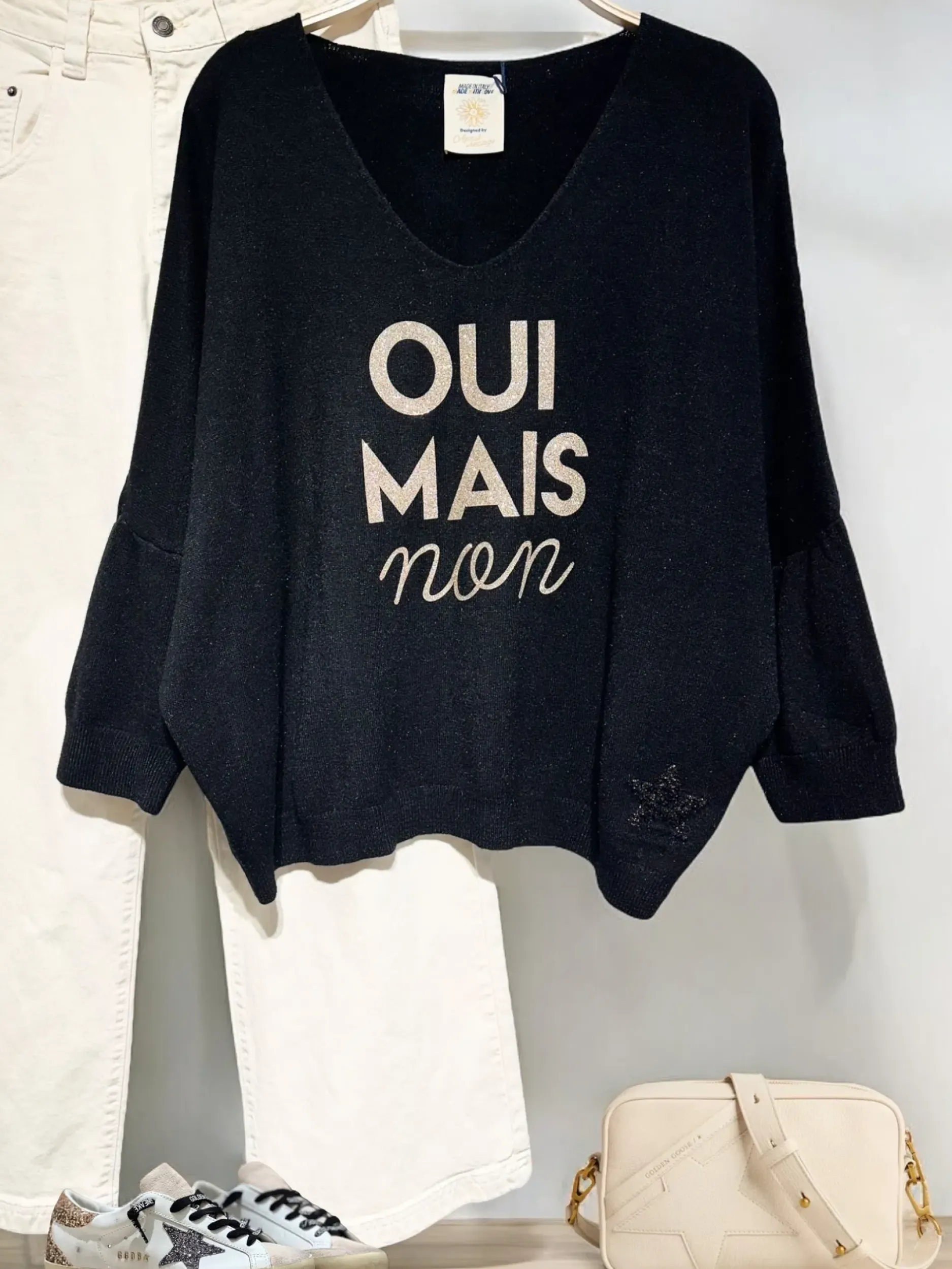 Flash Sale HippieChic Pull Oui mais Non