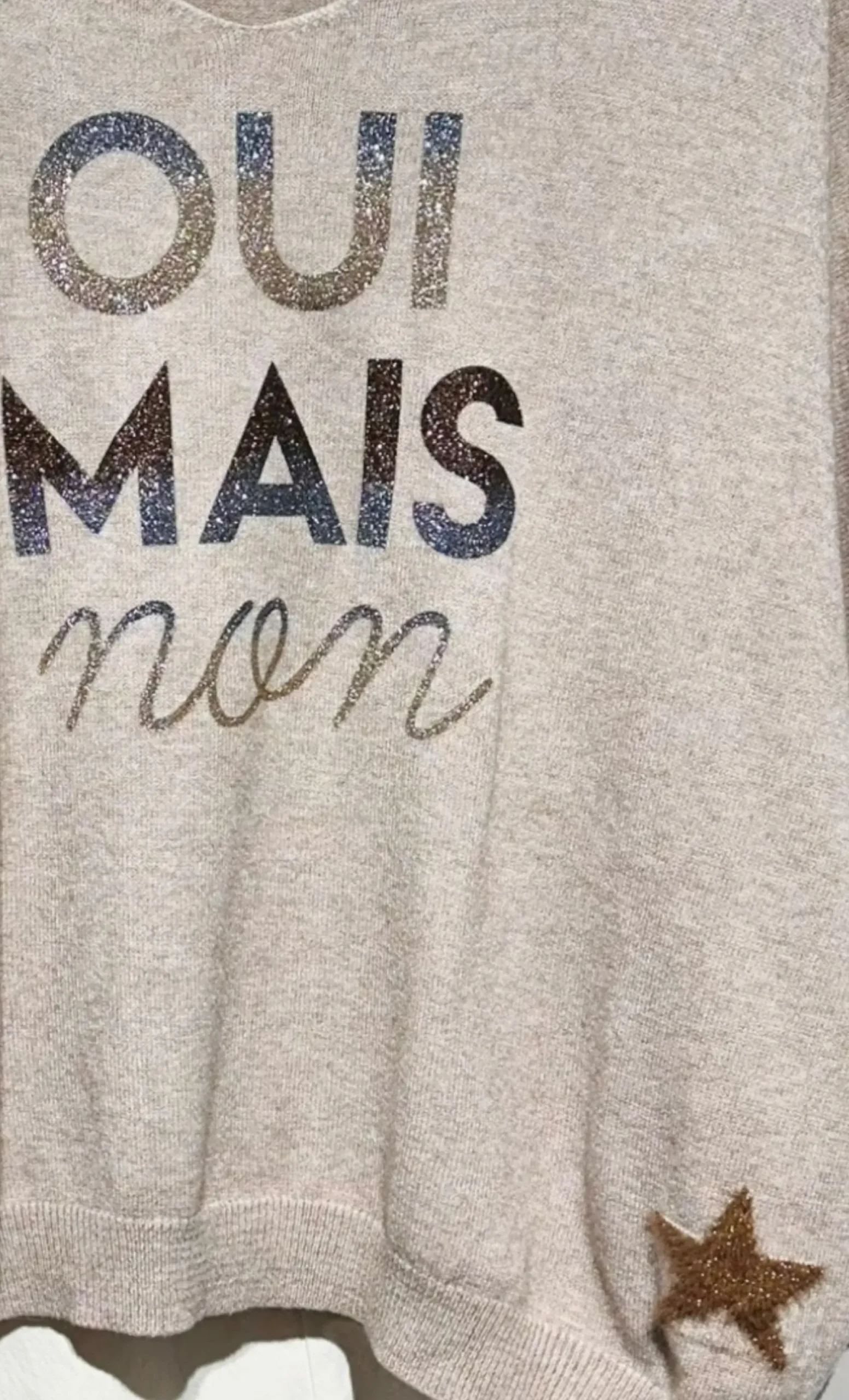 Flash Sale HippieChic Pull Oui mais Non