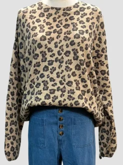 Best HippieChic Pull Oversize Léopard