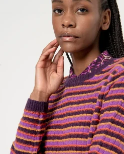 Online HippieChic Pull Rayé Fidji