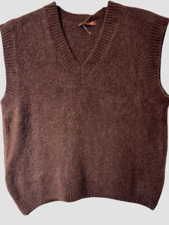 Cheap HippieChic Pull sans Manches Olga Beige