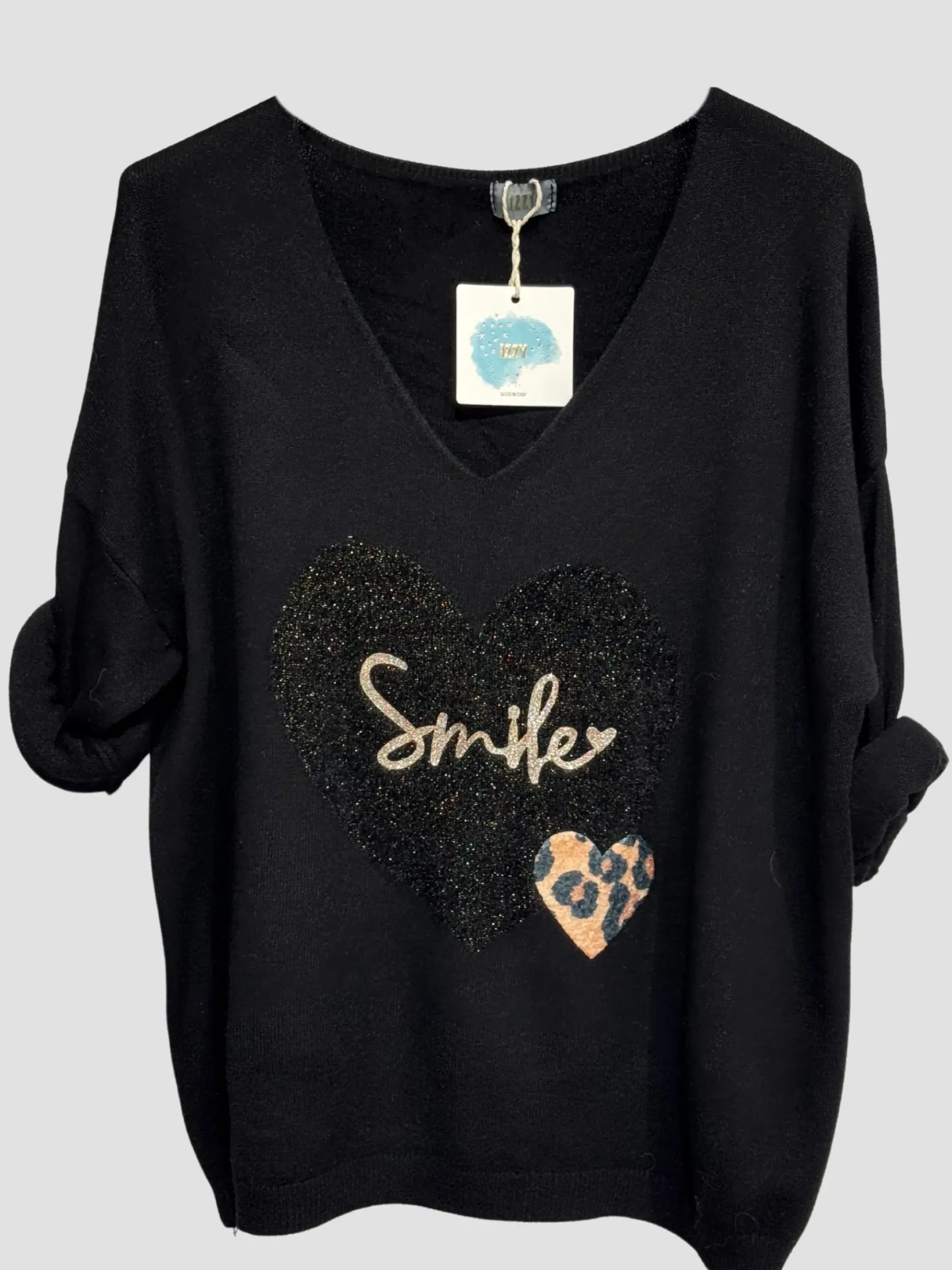 Clearance HippieChic Pull Smile Coeur