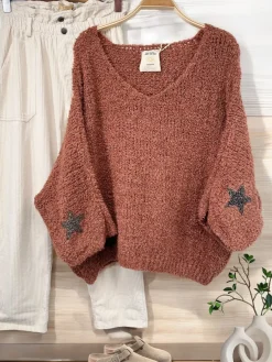 Cheap HippieChic Pull Star Doudou Blanc