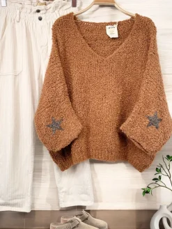 Cheap HippieChic Pull Star Doudou Blanc
