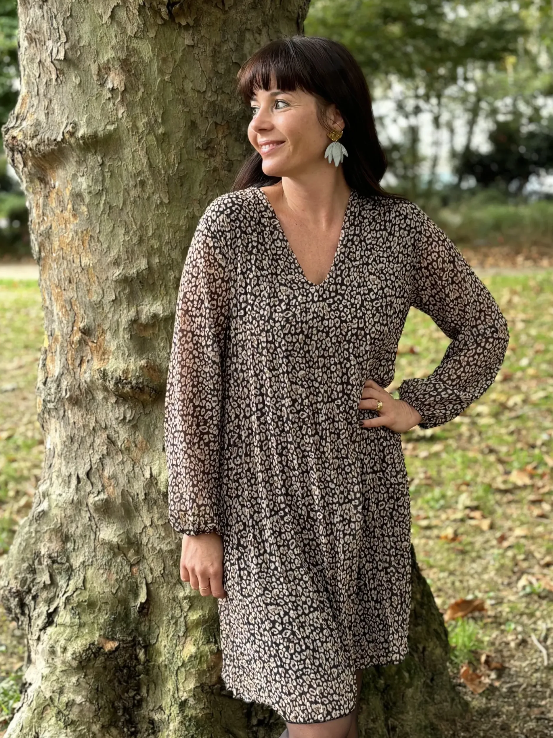Shop HippieChic Robe Fluide Animal