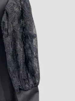 Online HippieChic Robe Noir Manches Dentelles