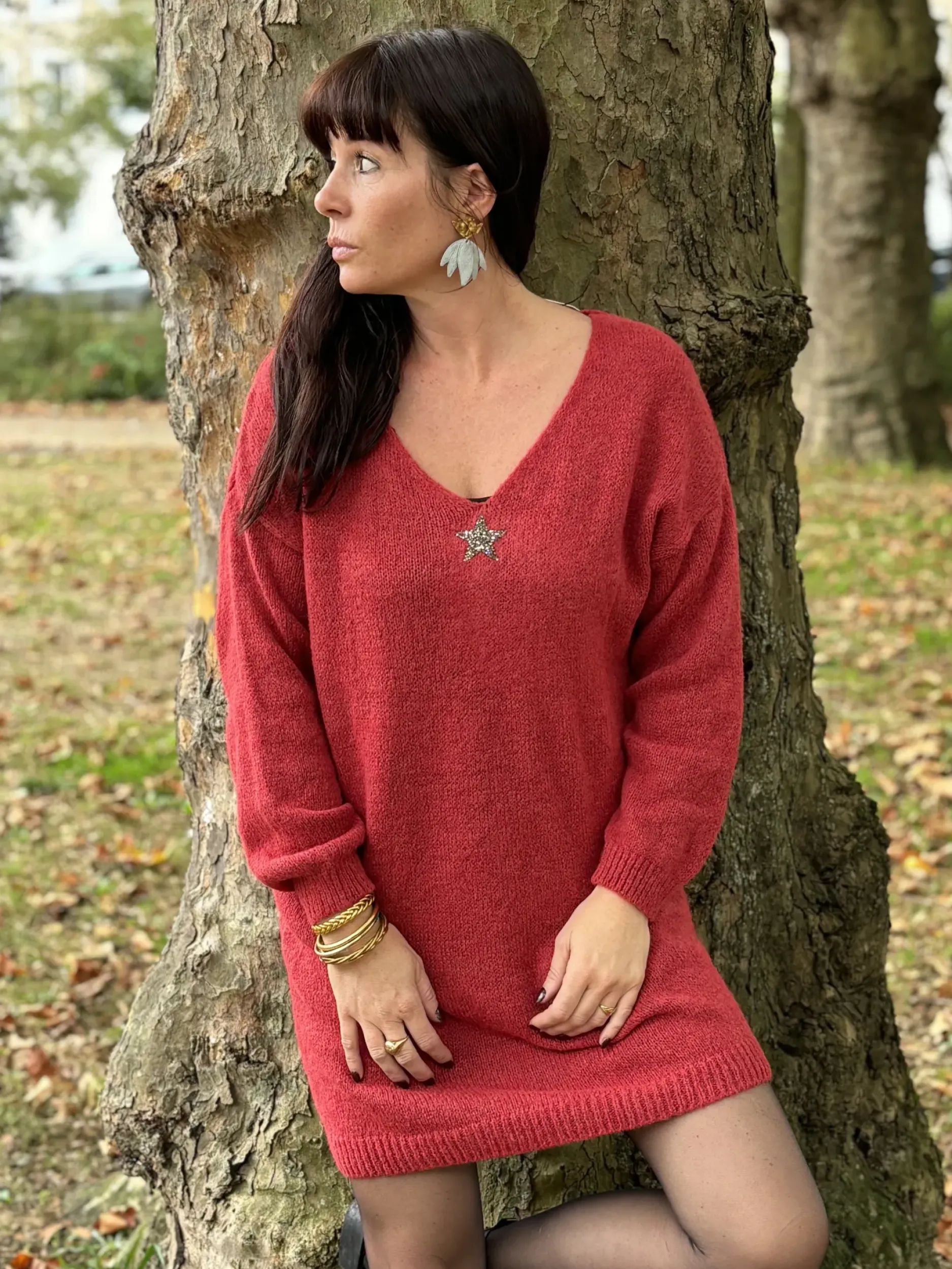 Store HippieChic Robe Pull Étoile