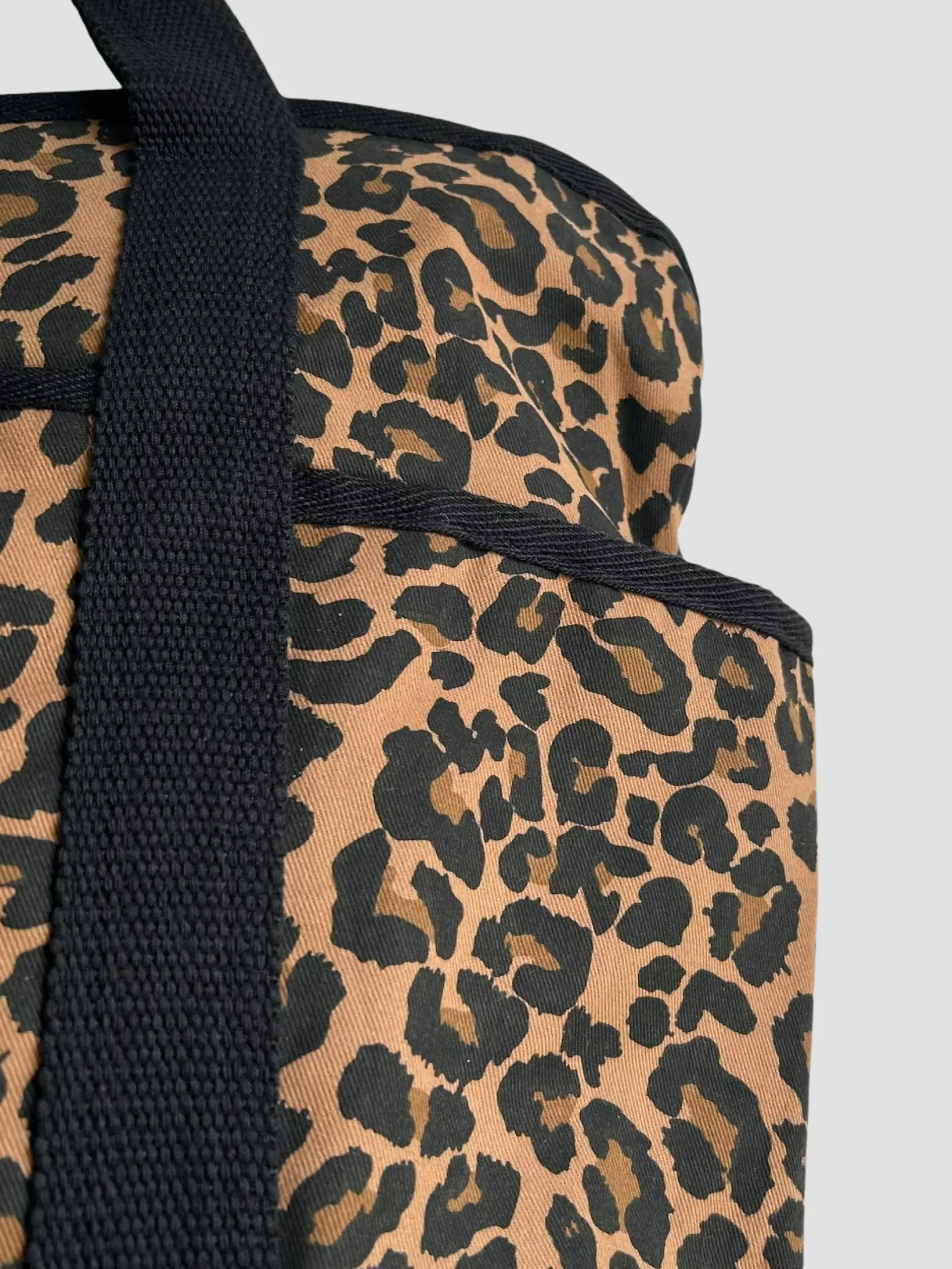 Sale HippieChic Sac à dos à imprimé léopard - marron foncé