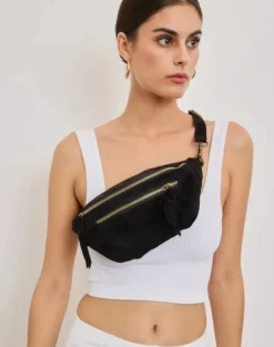 Online HippieChic Sac Banane Enola Noir