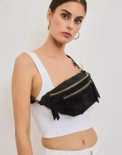 Online HippieChic Sac Banane Enola Noir