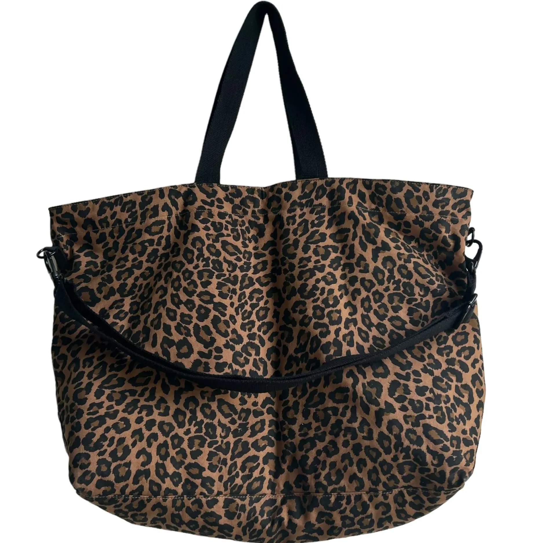 Best Sale HippieChic Sac fourre-tout marron à imprimé léopard - grand