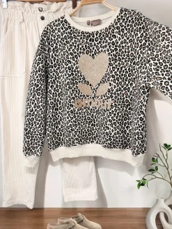 Shop HippieChic Sweat Amour Stone Wash