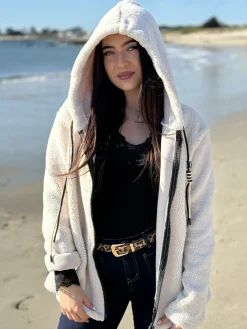 Online HippieChic Sweat Doudou à Capuche