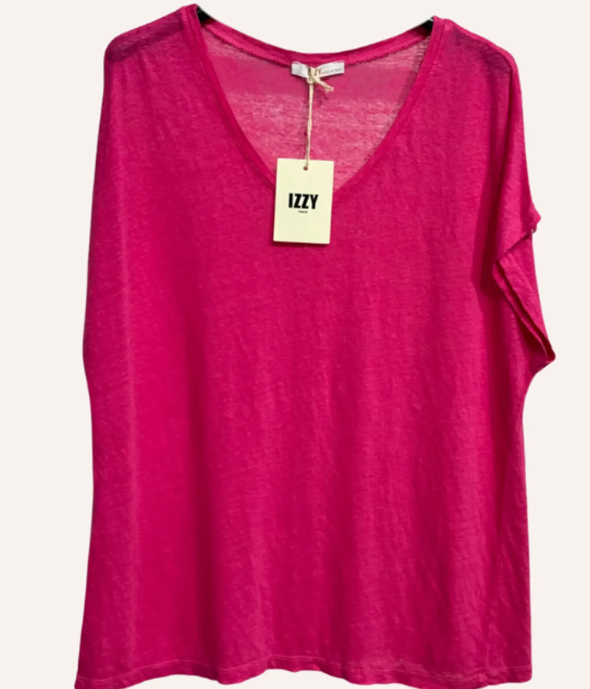 Discount HippieChic Tee-shirt 100% Lin BleuRoi