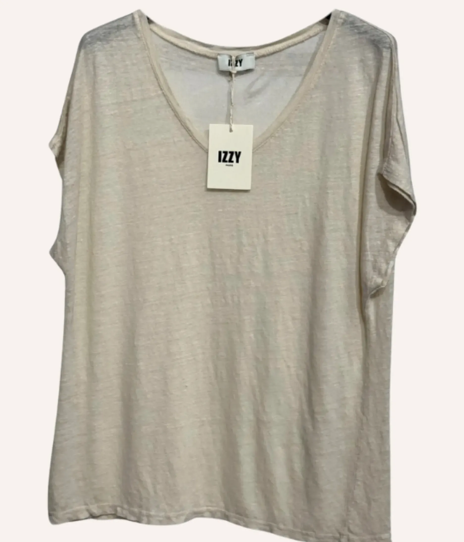 Discount HippieChic Tee-shirt 100% Lin BleuRoi