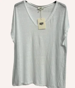 Discount HippieChic Tee-shirt 100% Lin BleuRoi