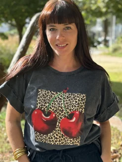 Online HippieChic Tee-Shirt Cherry