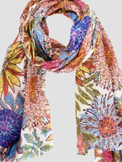 Best HippieChic Étole Gros Tournesols RoseFoncé