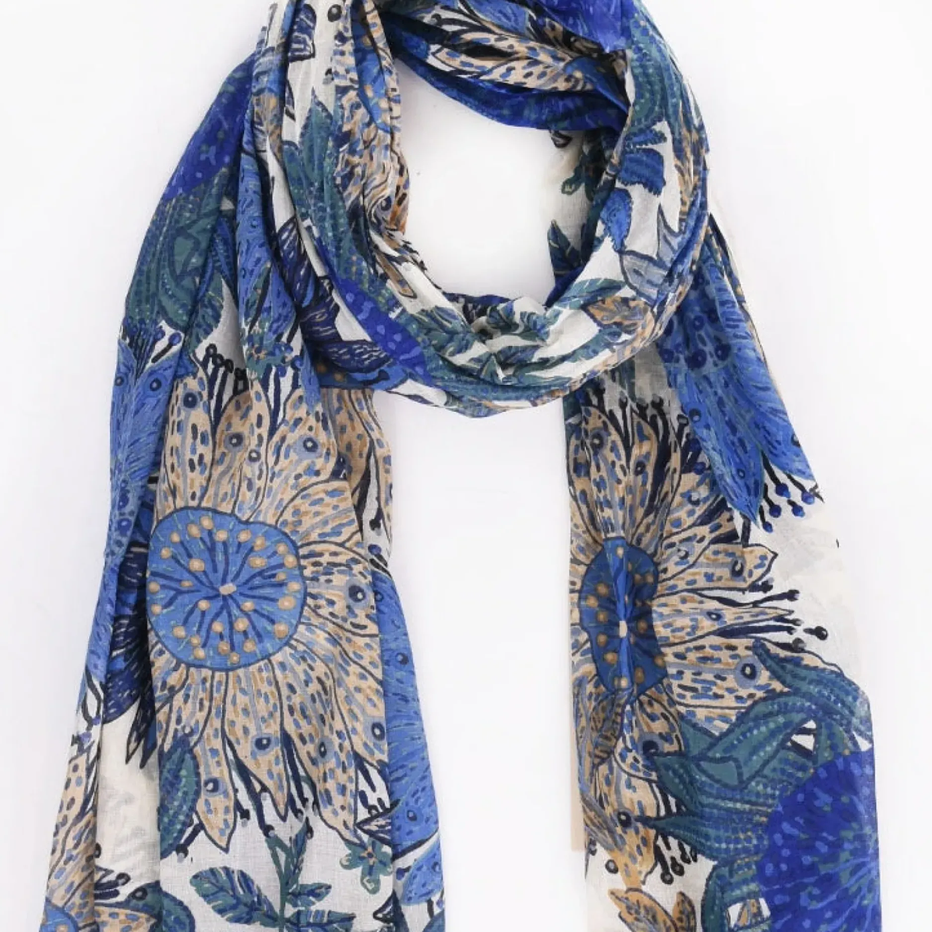 Best HippieChic Étole Gros Tournesols RoseFoncé