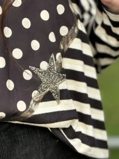 Store HippieChic Top Ample Petit Pois Coeur