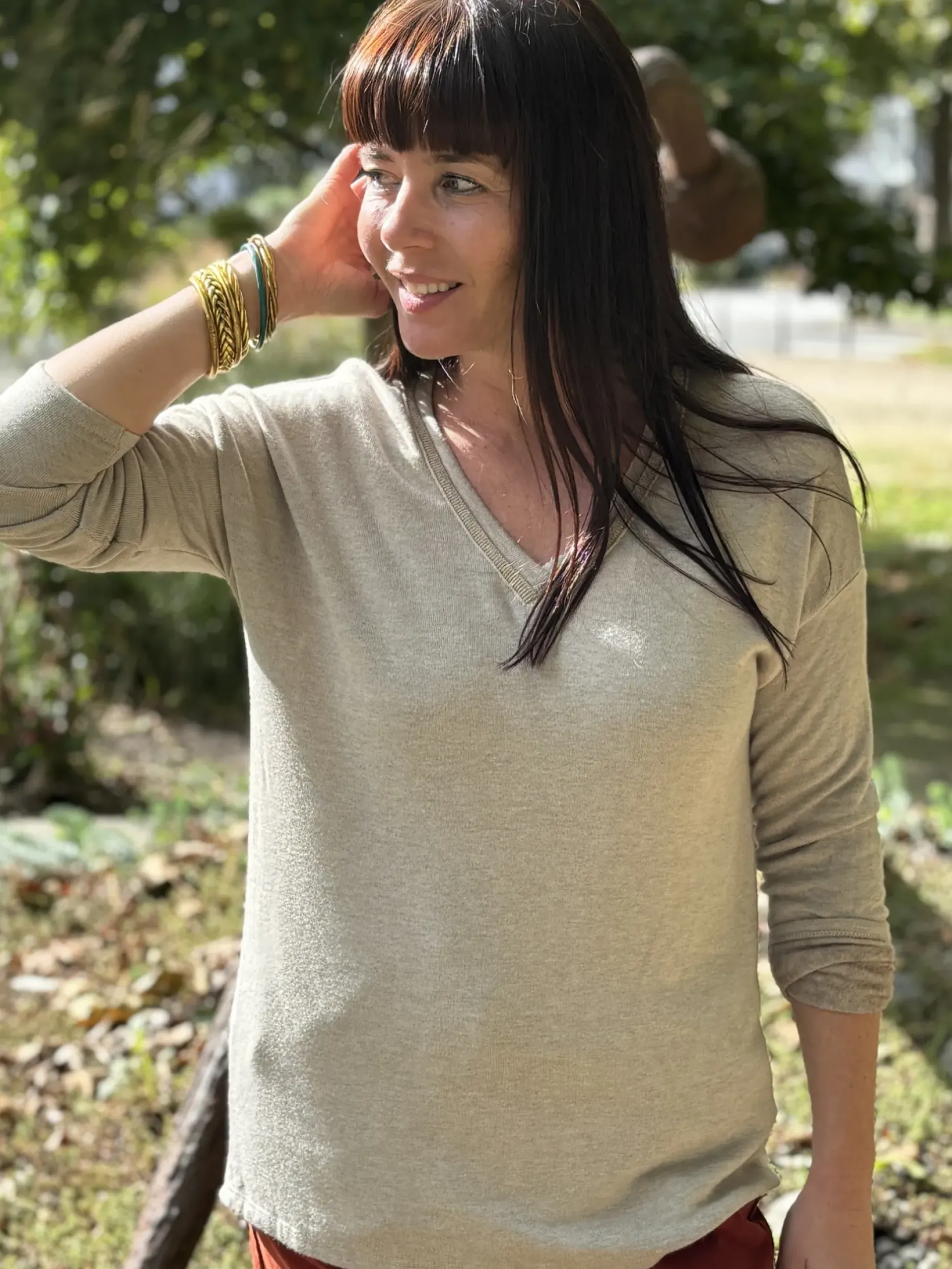 Online HippieChic Top Basic Molletoné