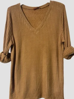 Hot HippieChic Top Côtelé Polaire