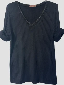 Hot HippieChic Top Côtelé Polaire