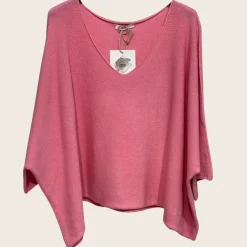 Sale HippieChic Top Parfait Col V Noir