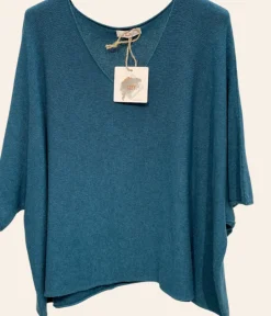 Sale HippieChic Top Parfait Col V Noir