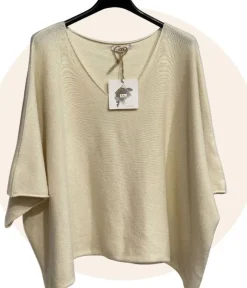 Sale HippieChic Top Parfait Col V Noir