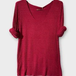 Best Sale HippieChic Top Uni Côtelé