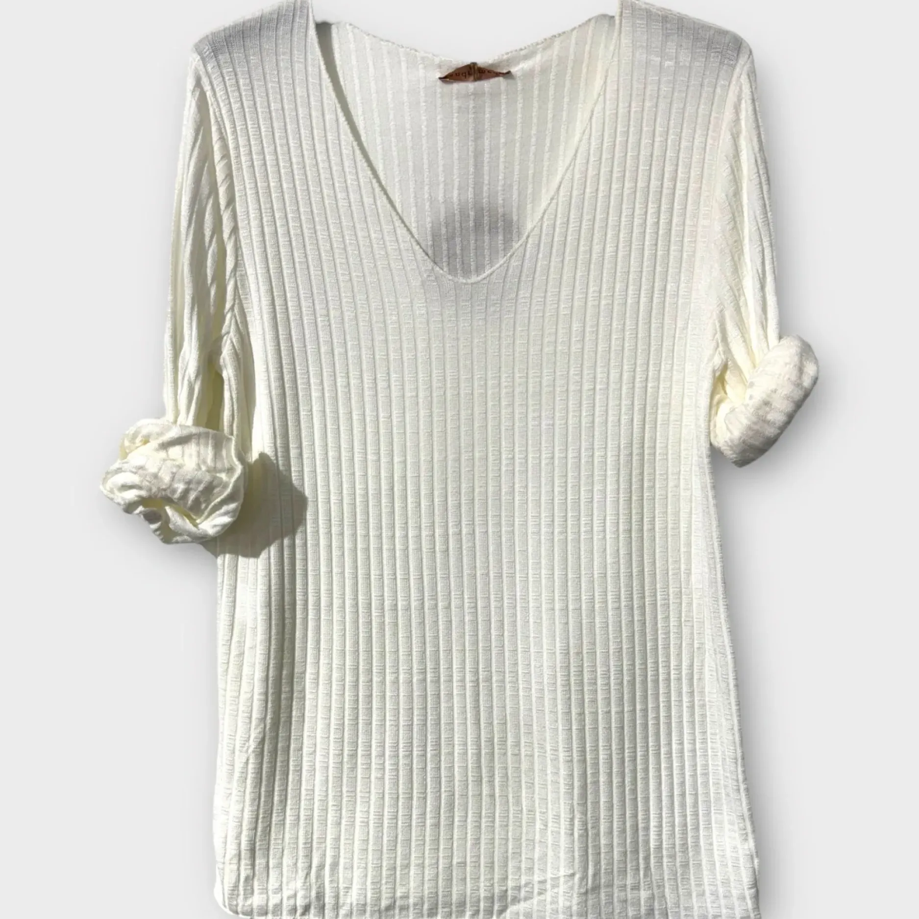 Best Sale HippieChic Top Uni Côtelé