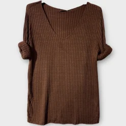 Best Sale HippieChic Top Uni Côtelé