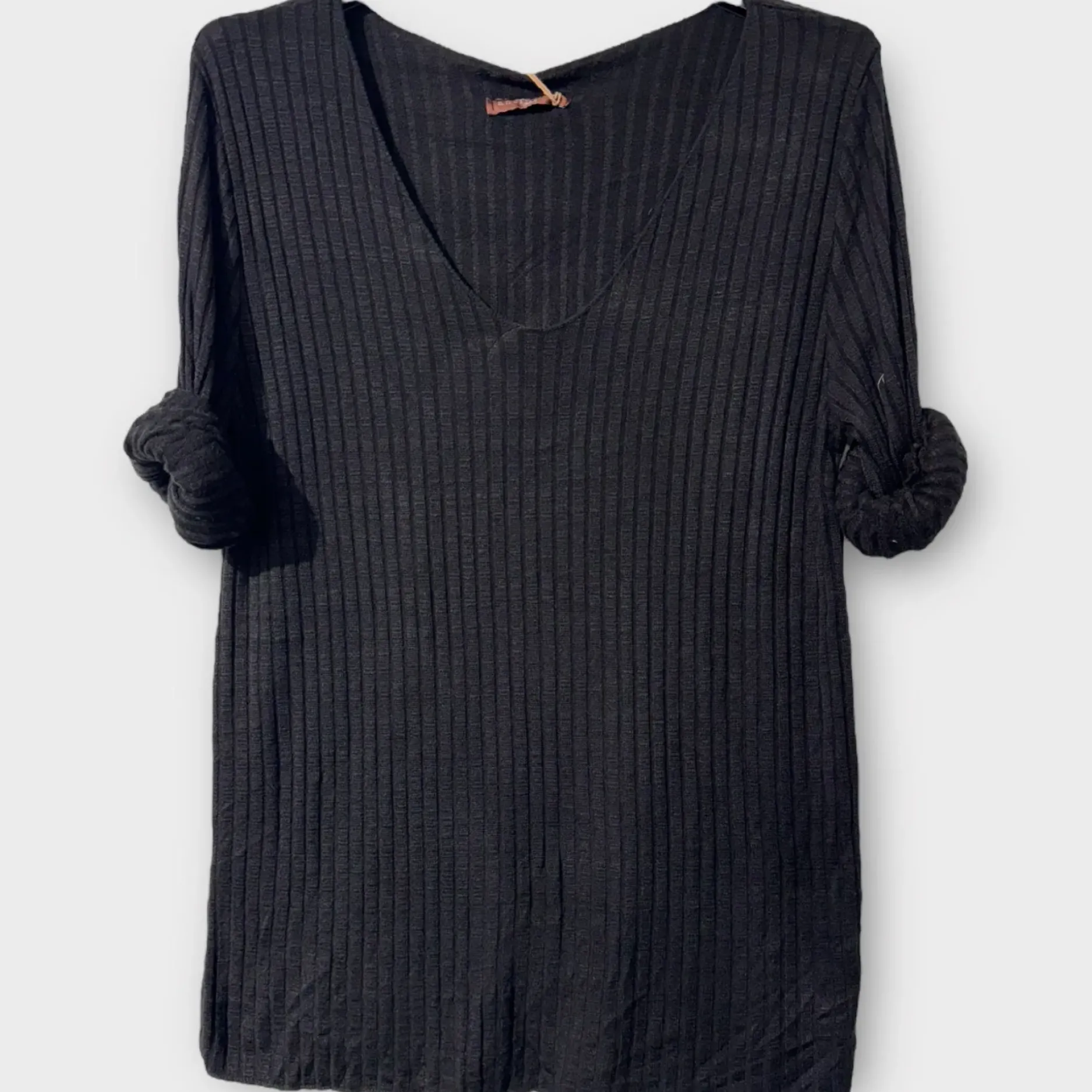 Best Sale HippieChic Top Uni Côtelé