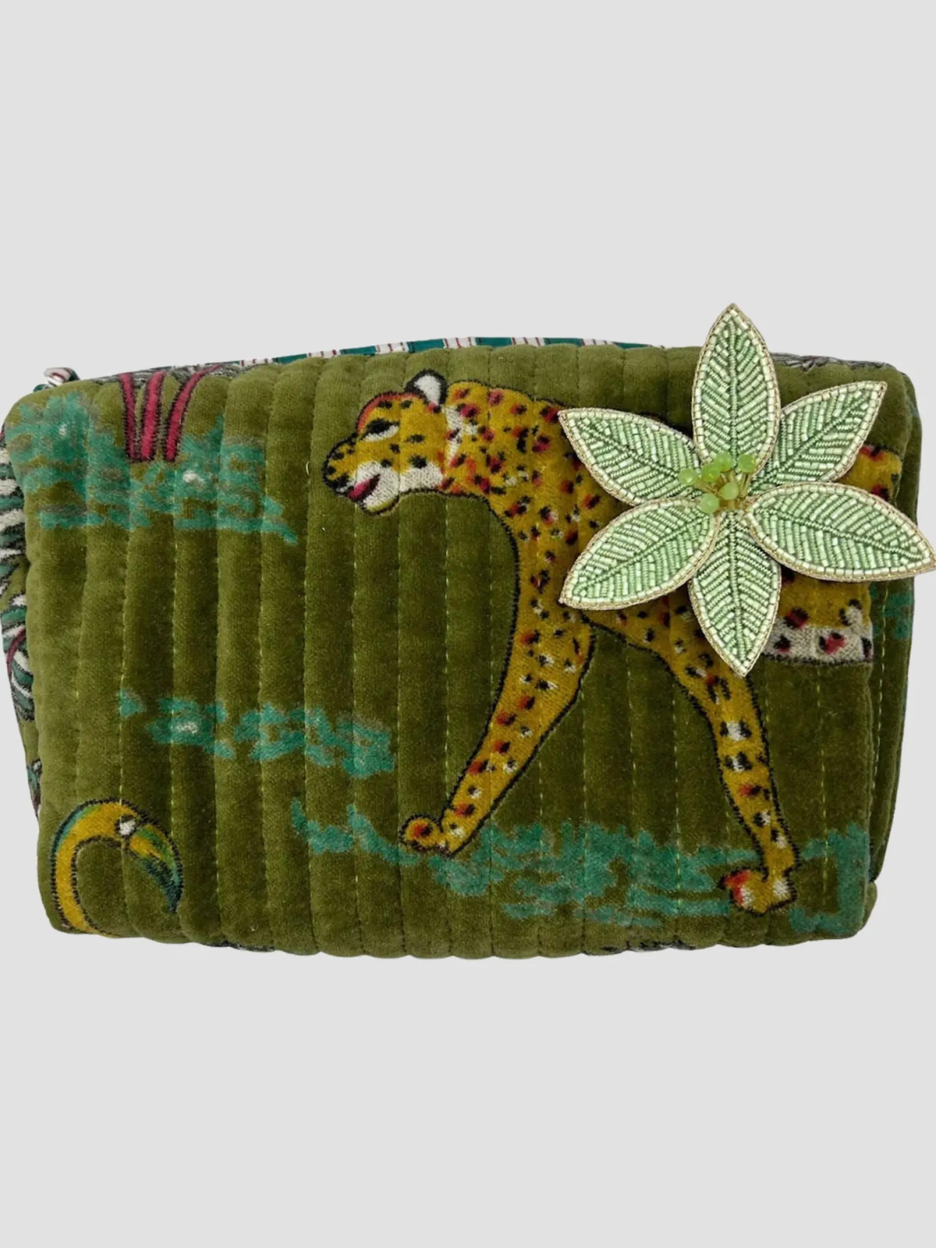 Shop HippieChic Trousse à Maquillage Madagascar Vert