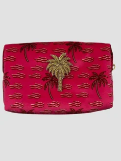 Best HippieChic Trousse à Maquillage Rose palmier PalmierRose