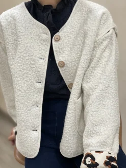 Cheap HippieChic Veste Bouclette Revers Léo