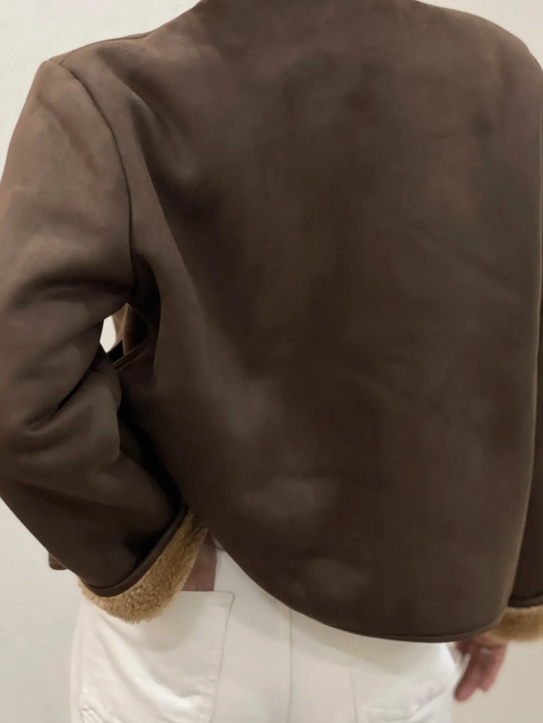 Online HippieChic Veste Boutonnée Réversible