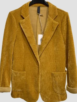 Best HippieChic veste en velours katell Marine