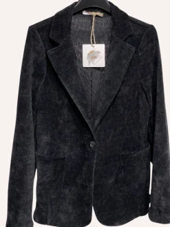 Best HippieChic veste en velours katell Marine