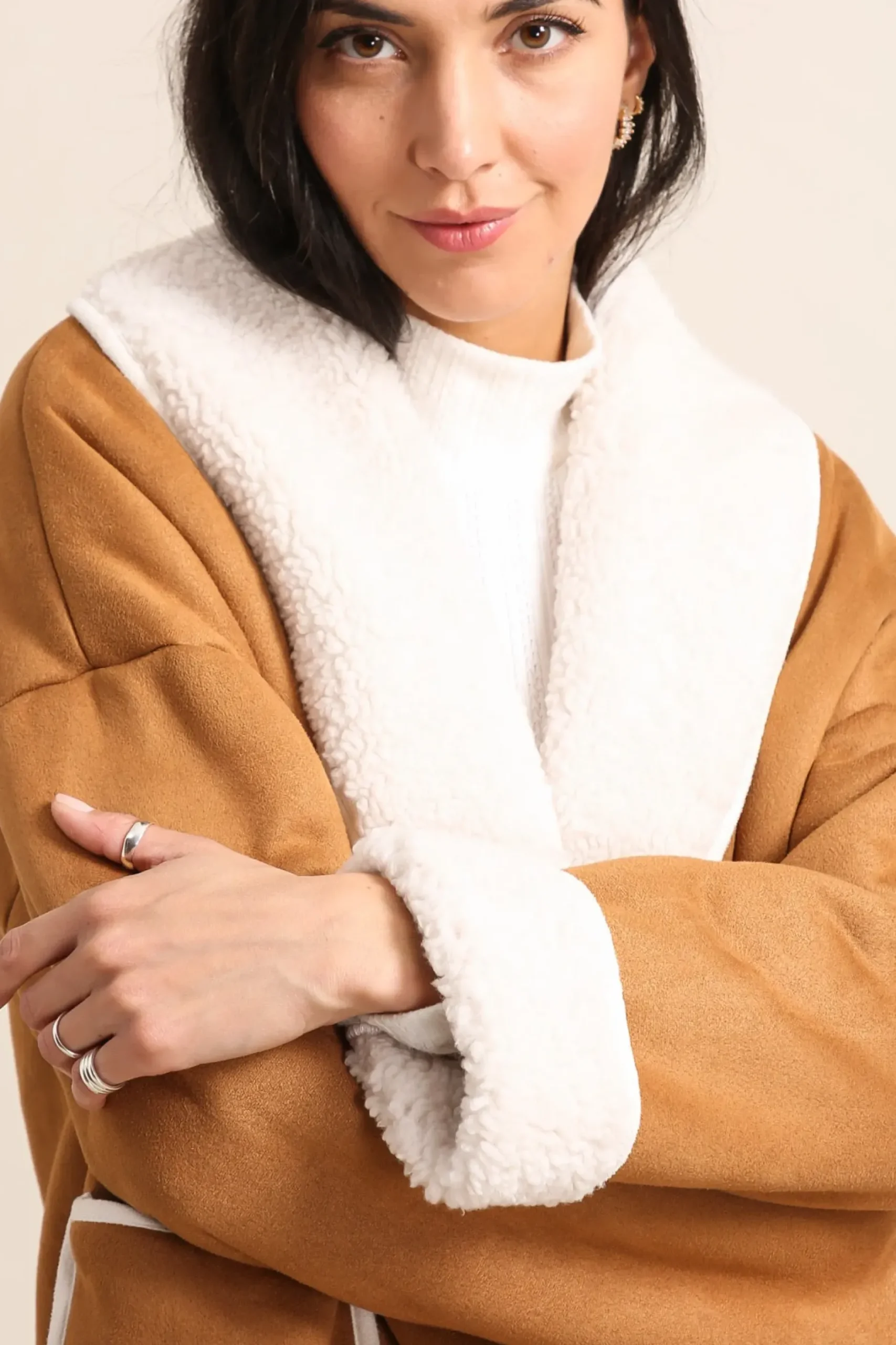 New HippieChic Veste Imitation Peau de Mouton