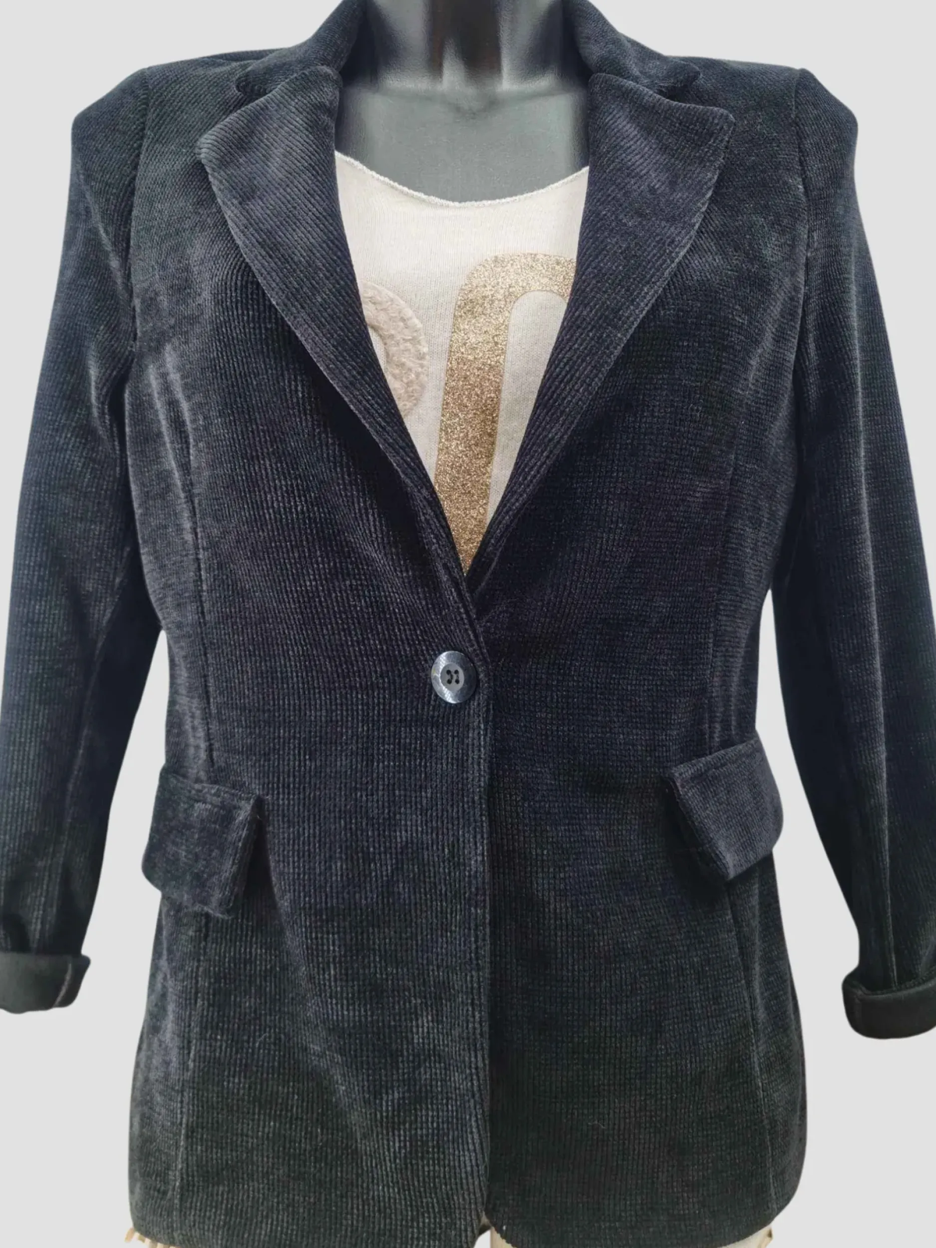 Store HippieChic Veste Katell Poches à Rabats