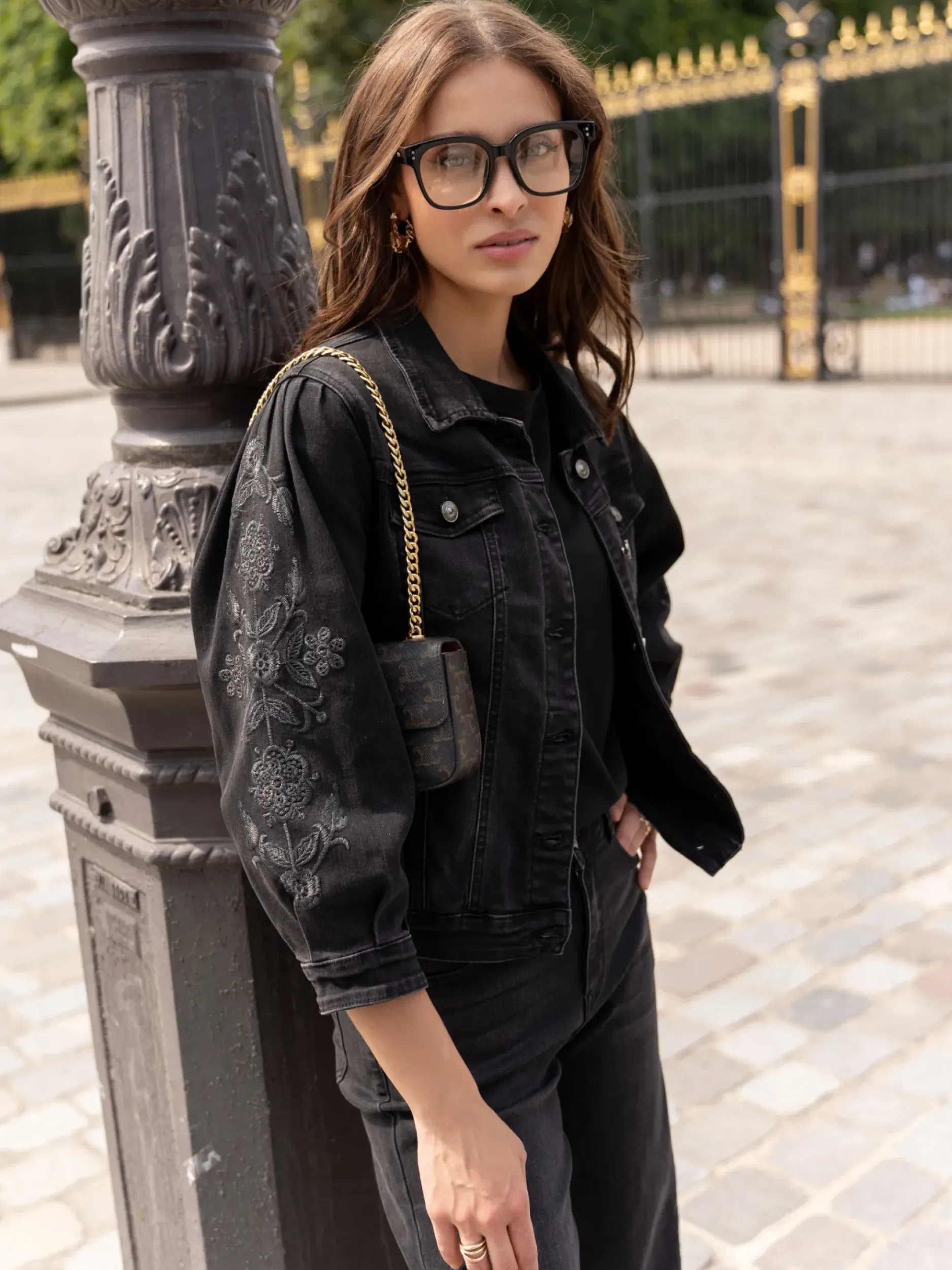 Cheap HippieChic Veste Manches Brodées