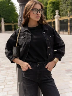 Cheap HippieChic Veste Manches Brodées