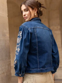 Cheap HippieChic Veste Manches Brodées